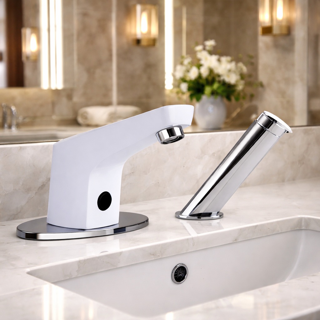Fontana Dijon touchless sensor faucet and automatic soap dispenser set (FS18128)